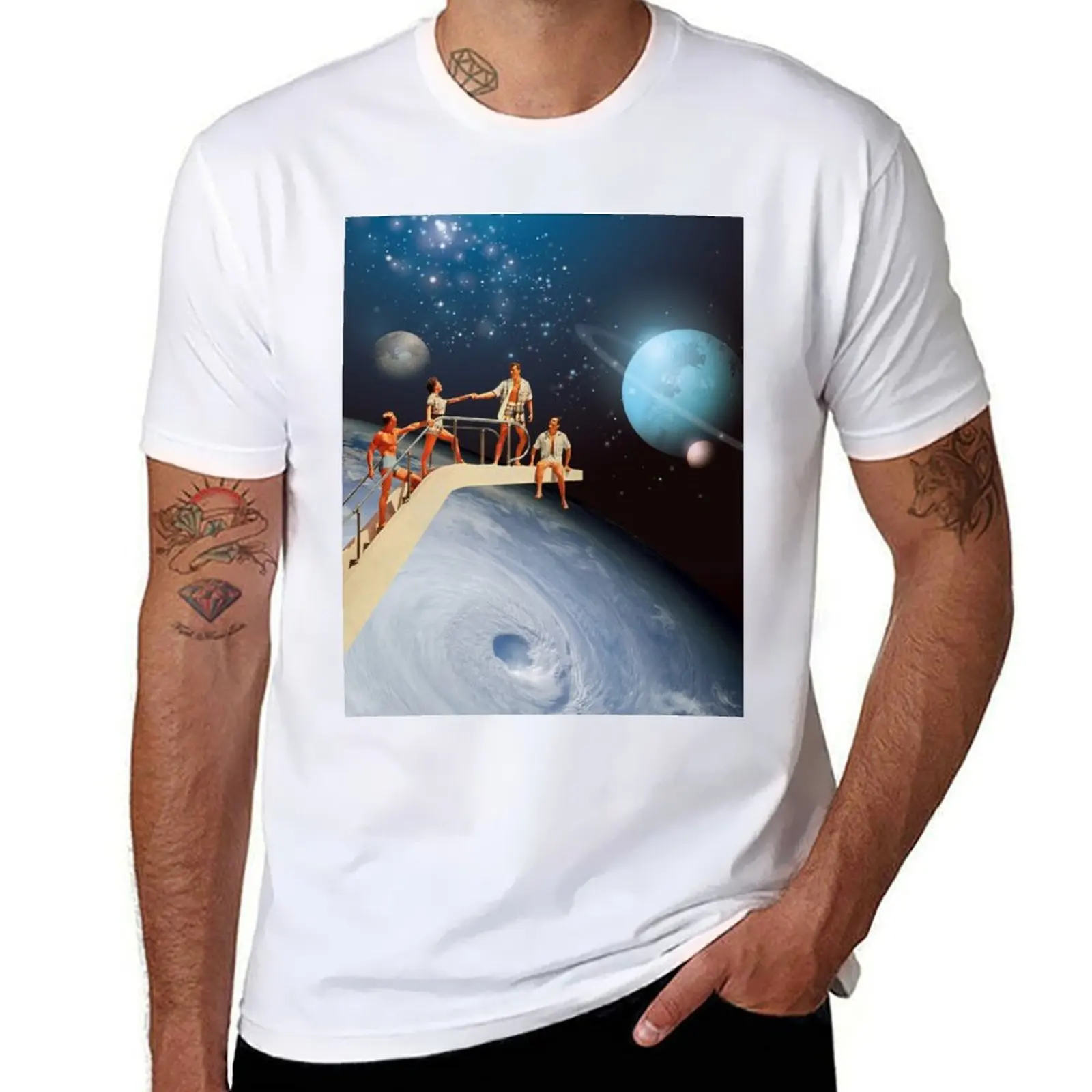 

Diving Board T-Shirt man tshirt t shirts for man cotton soft man t shirts graphic T-Shirt