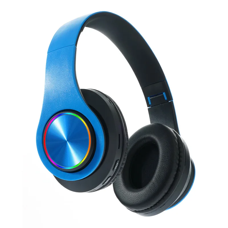 Cuffie Bluetooth senza fili cuffie pieghevoli auricolari Stereo HiFi con supporto per microfono scheda SD FM per telefono Xiaomi Iphone Sumsamg