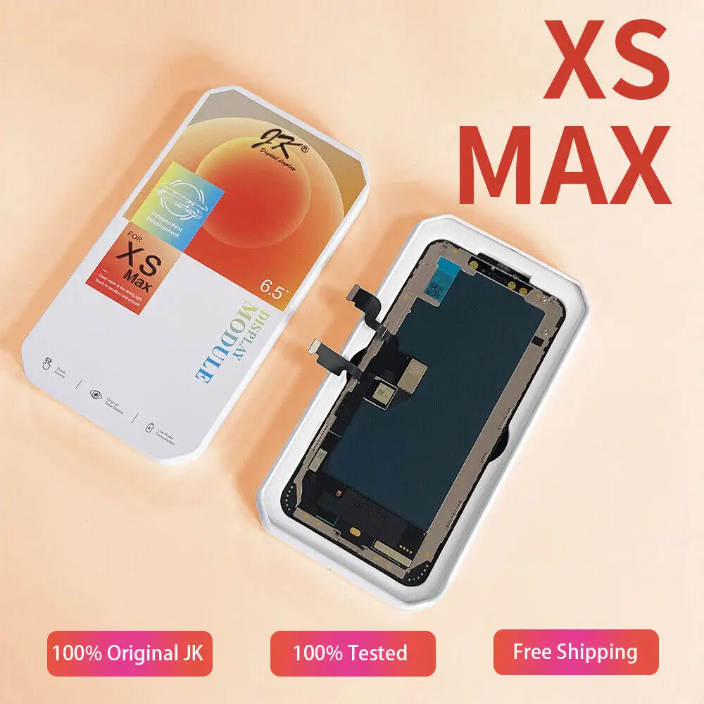 JK Display For iPhone X LCD Xs XR 11 12 13 LCD Display Touch Screen Digitizer Assembly No Dead Pixel Replacement Parts TRUE TONE