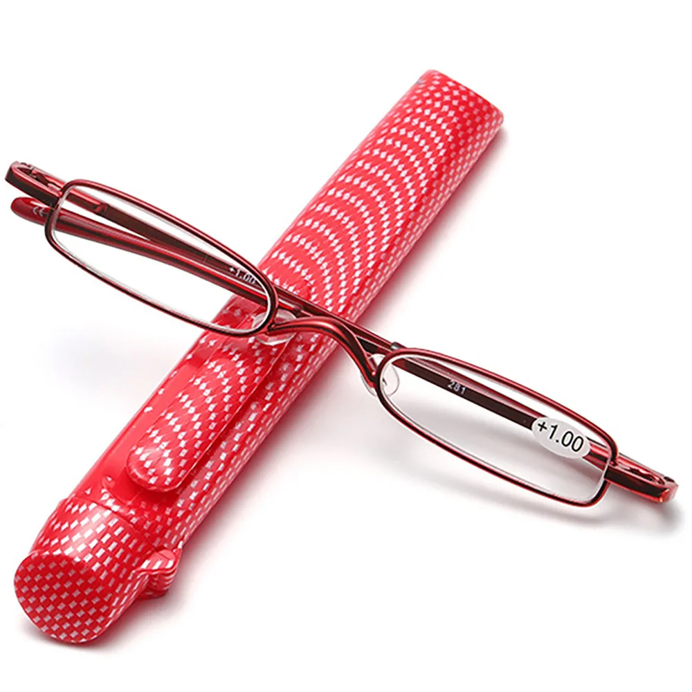 Elegant Elegant Reading Glasses Metal Frame Ultra-thin Men Women Reading Glasses Portable Mini Reading Presbyopia Eyeglasses with Box - Aliexpress Deal