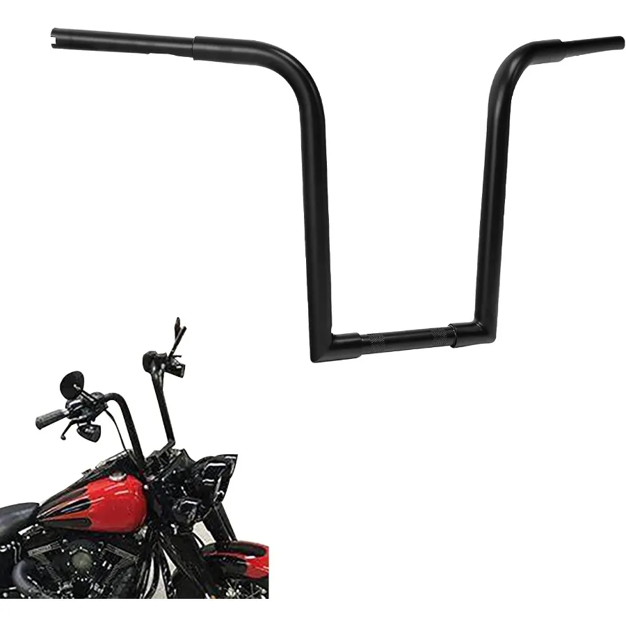 

16 Rise Frisco Ape Hanger Fat 11 4 Handlebar Bars for Harley Sportster XL Motorcycle Riding Comfort and Aggressive Style with E