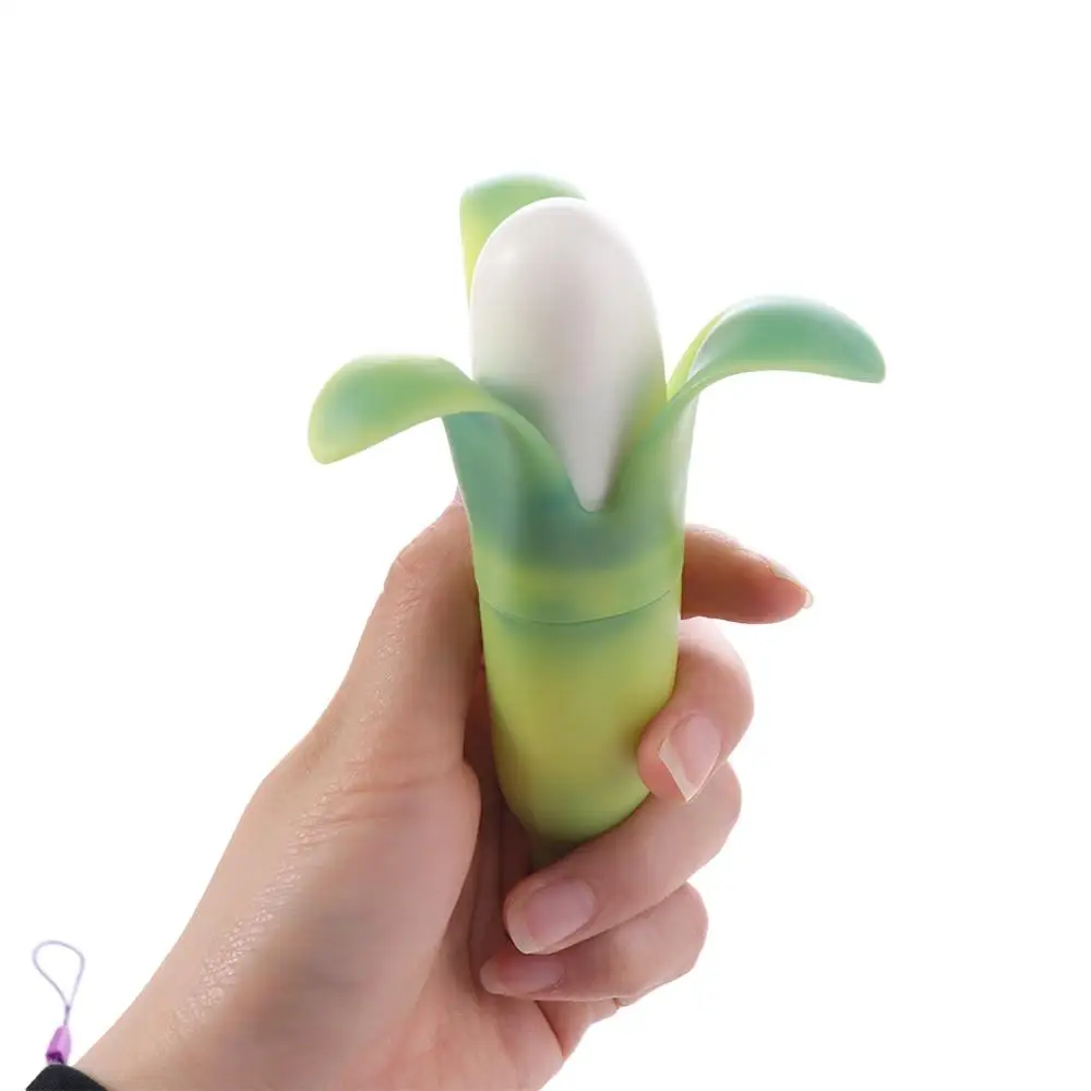UV Temperature-Sensitive Color Changing Banana Pendant Telescopic Decorative Car Rearview Mirror Charms Plastic Turn Yellow