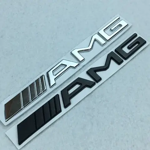 메르세데스 벤츠 AMG C E S GLE CLC 클래스 W204 W203 W205 W124 W221 W213 W212 금속 자동차 3d 후면 문자 엠블럼 트렁크 스티커