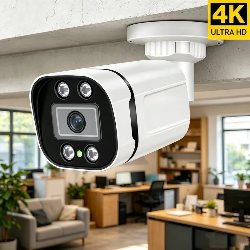 4K 8MP Video Surveillance Camera Ip Onvif Audio 12V 4MP/5MP/8MP Night Vision Bullet WaterProof security camera