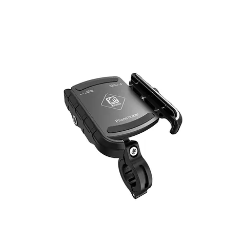 2X Kewig Svart Aluminiumlegering Cykel Motorcykel Styrspegel Mobiltelefonhållare Stativ 6 best sales kewig - №4