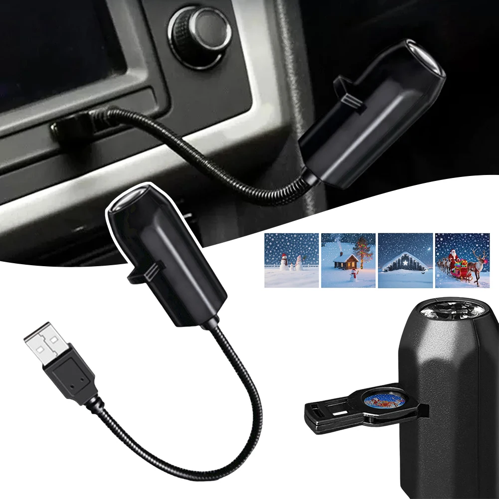 USB Stern Licht Auto Dach Projektor Tragbare Einstellbare Flexible Innen Auto Nacht Lampe Dekor