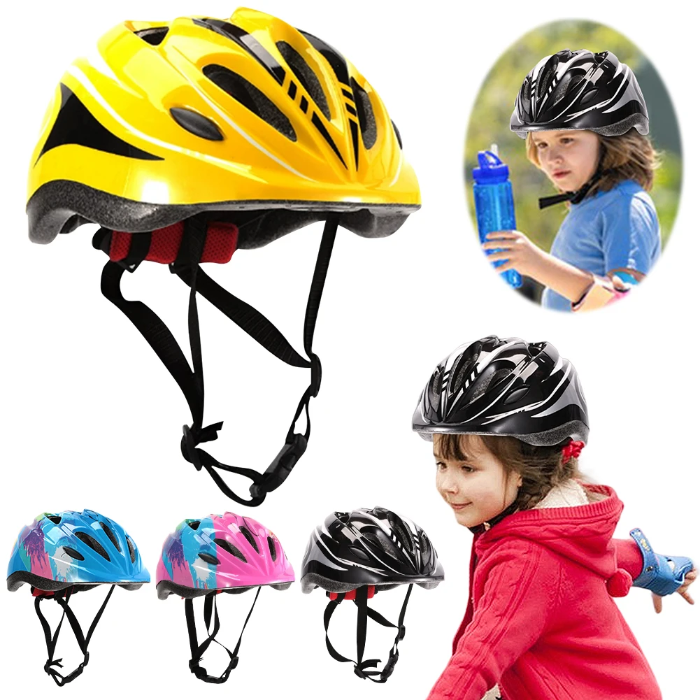 Kids MTB Road Bike Helmets EPS PC Safe Cycling Children Helmet Head Protector Riding Skating Helmet Outdoor Sports Headpiece