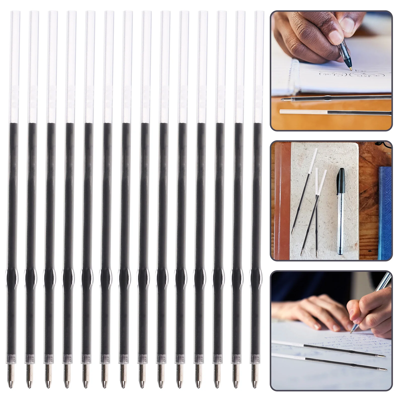 100 Pcs Multifunction Press The Ballpoint Pen Refill Office Gel Pens Colored Marker Colostrum Collection Kit Refills