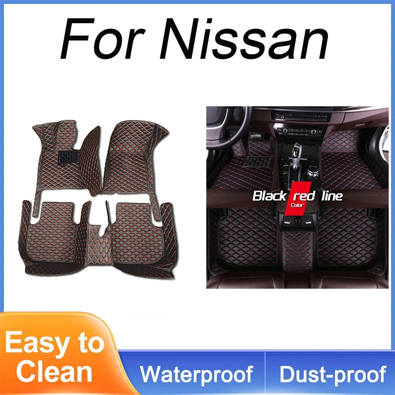 

Car Floor Mats For Nissan Qashqai Sylphy Navara Kicks March Teana Xtrail Almera Livina Murano Juke Pathfinder Car Accessories