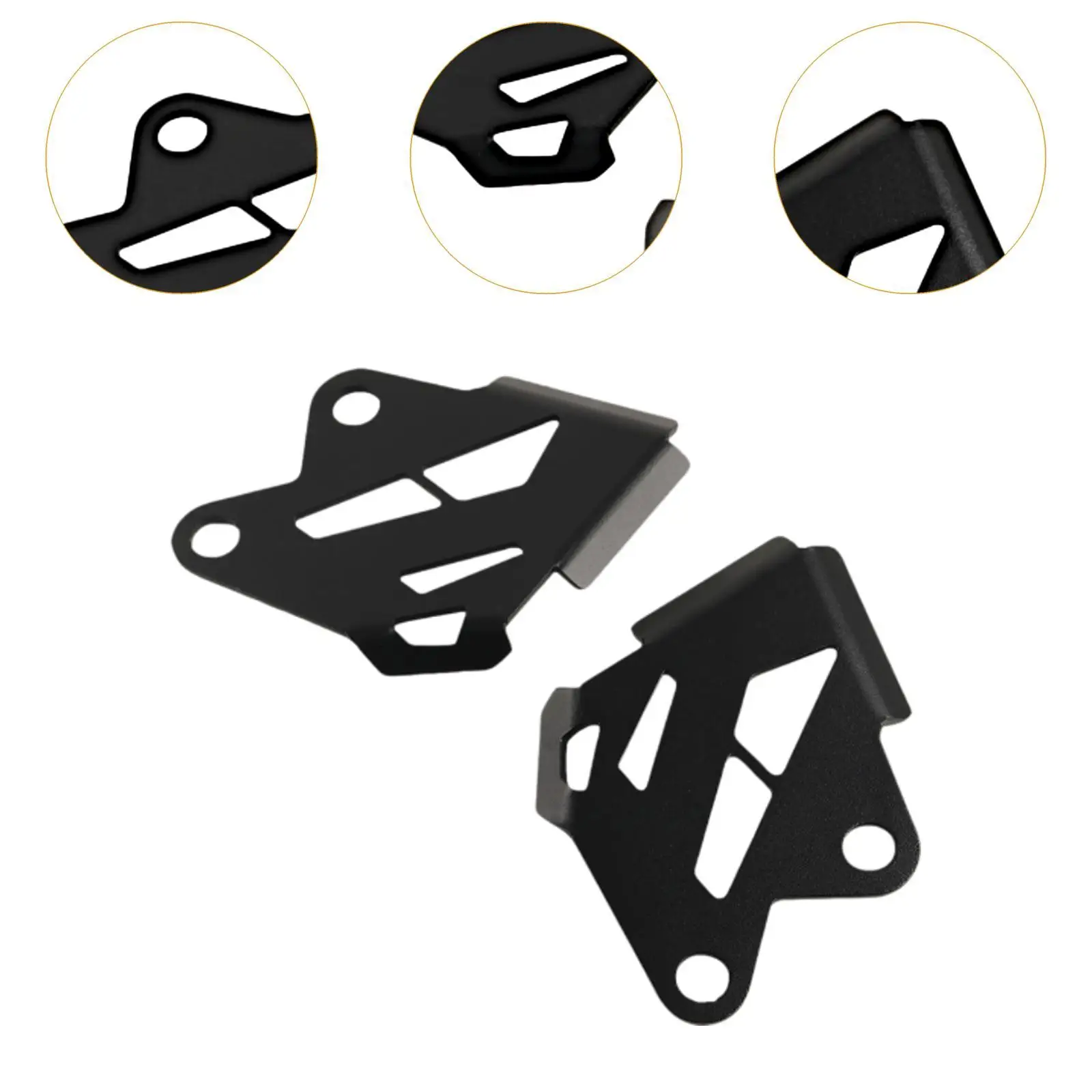 دراجة نارية العجلات الأمامية الفرامل الفرجار الحرس سهلة الحمل غطاء فرجار الفرامل