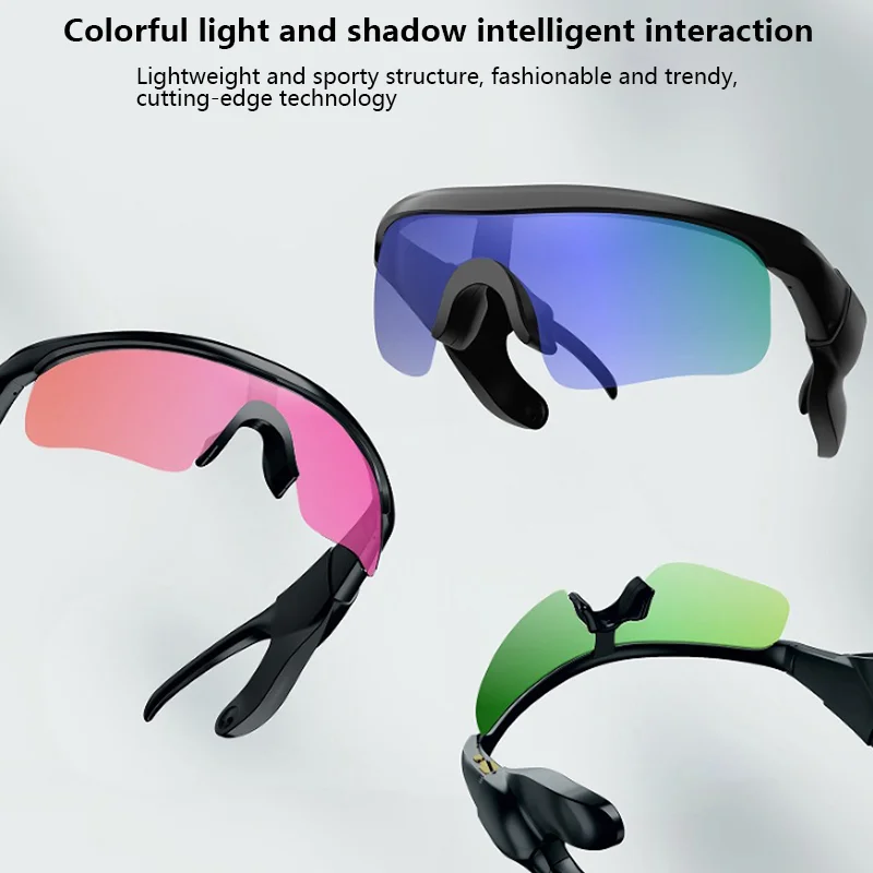 

Новые спортивные умные Bluetooth-очки для езды на велосипеде, умные солнцезащитные очки с навигацией, водонепроницаемые и противотуманные очки для звонков высокой четкости