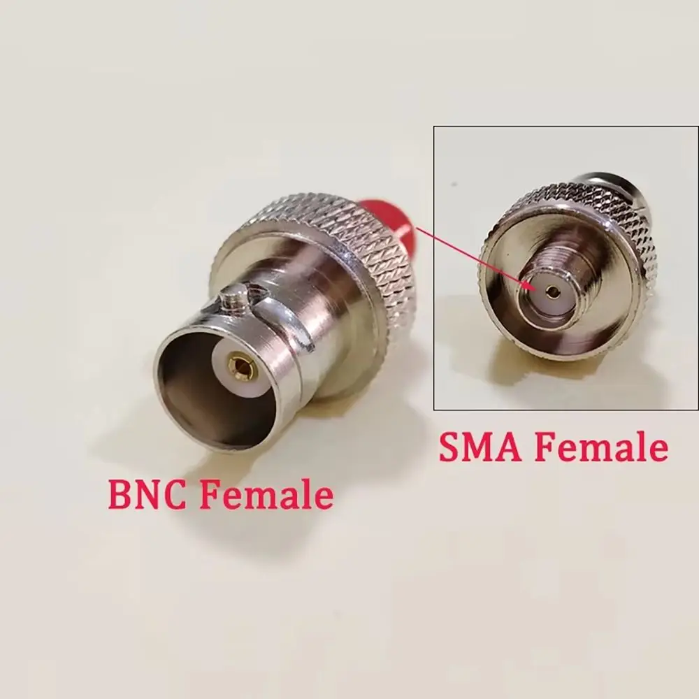 1/2Pcs SMA Male Female BNC to SMA Adapter Gold Silver Black Nickel Plated RF Coaxial Adapter Compact Lightweight Color Coded
