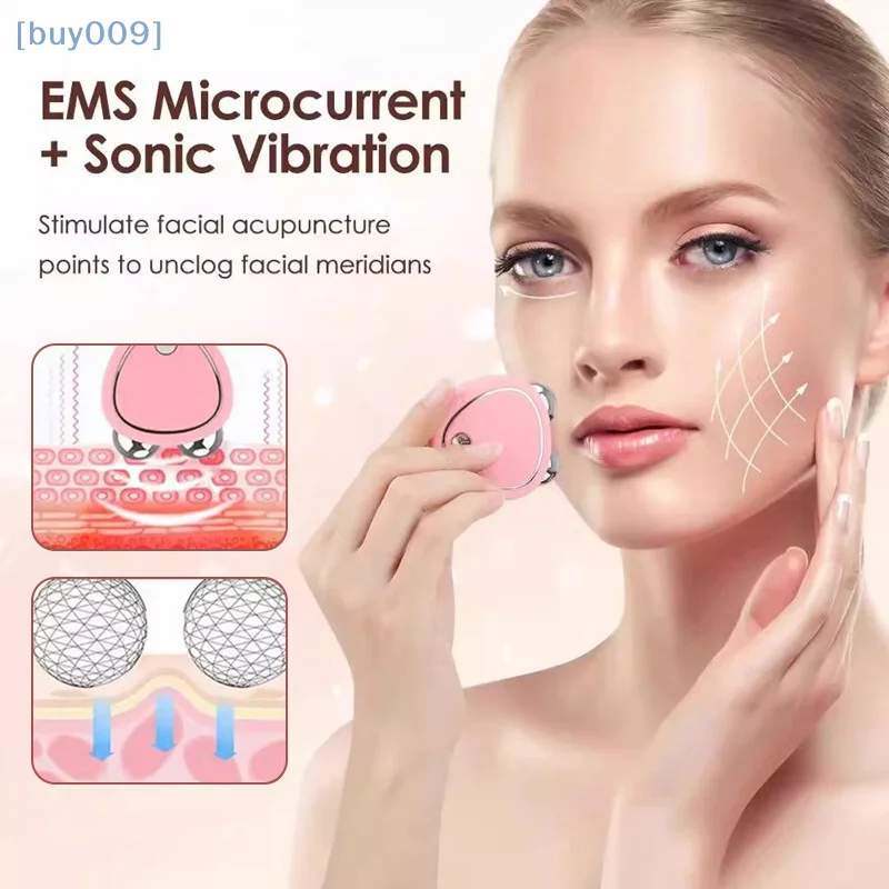 【buy009】Microcurrent Face Lifting Massager - New Mini Lift Device, Electric Face Massager With 3 Gear Speeds