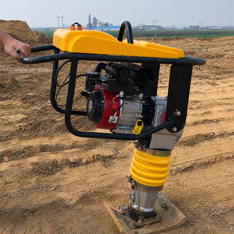 Industrial Jumping Jack Compactor Soil Compactor Machine with Powerful Engine for Road Construction Vibratory Tamping Rammer