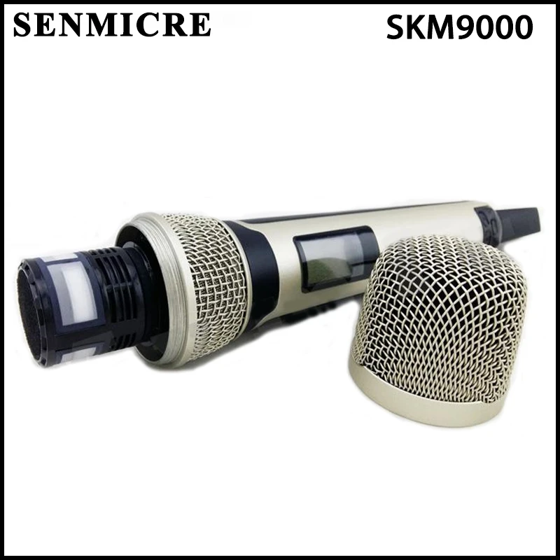 SKM9000 Wireless Microphone  DUAL Channels True Diversity Wireless Microphone UHF Pro Wireless Microphone System Karaoke Mic