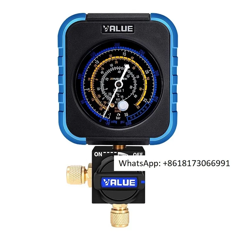 

Flyover single meter air conditioning snow pressure detection with fluorine single meter R22/R134/R410a refrigerant meter