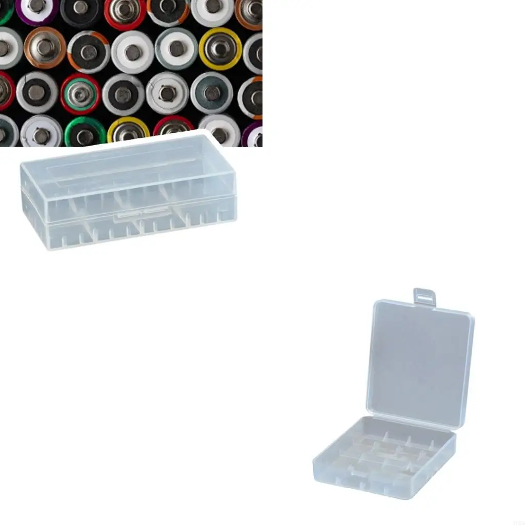193A Shockproof Battery Case With Individual Compartments Prevents Contact for 18650