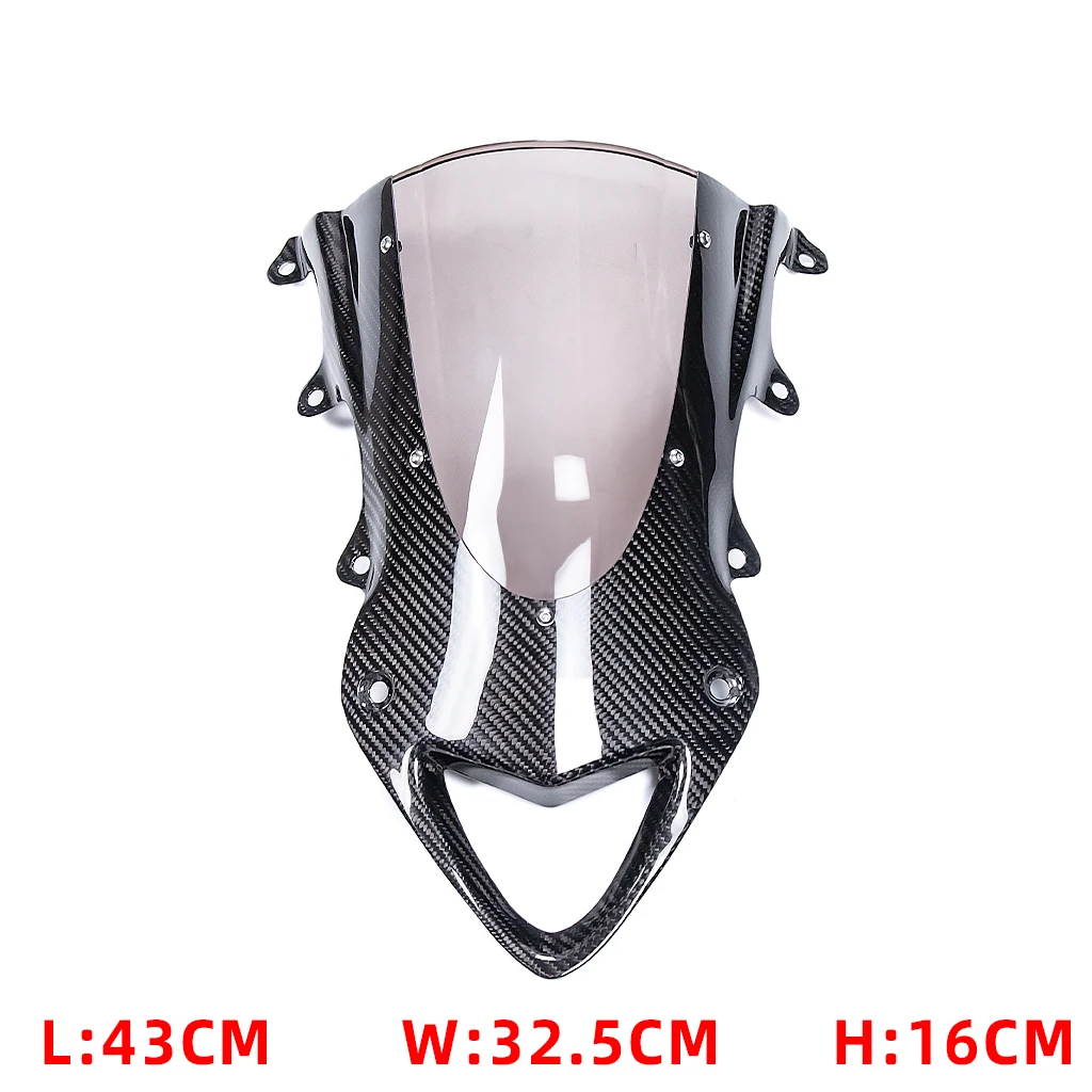 Voor BMW S1000RR 2009 2010 2011 2012 2013 2014 100% Koolstofvezel Voorruit Bovenkant Stroomlijnkappen Motorfiets Accessoires