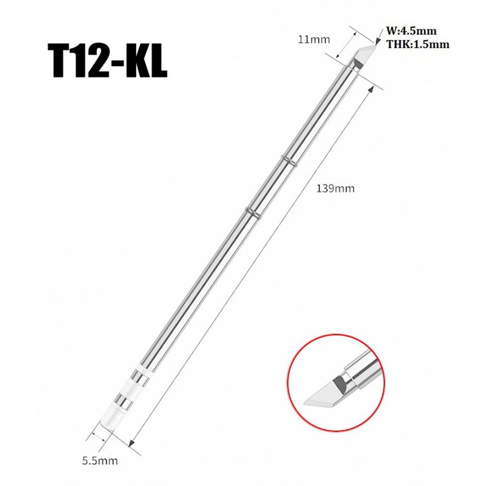 T12 Series Soldering Iron Tips T12 K J Series Soldering Iron Tip For 950D 202 942 Soldering Station WeldingTool