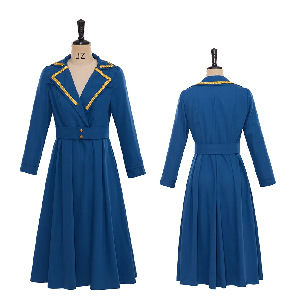 the-regime-elena-vernham-cosplay-costume-regency-blue-business-trench-coat-women's-costume