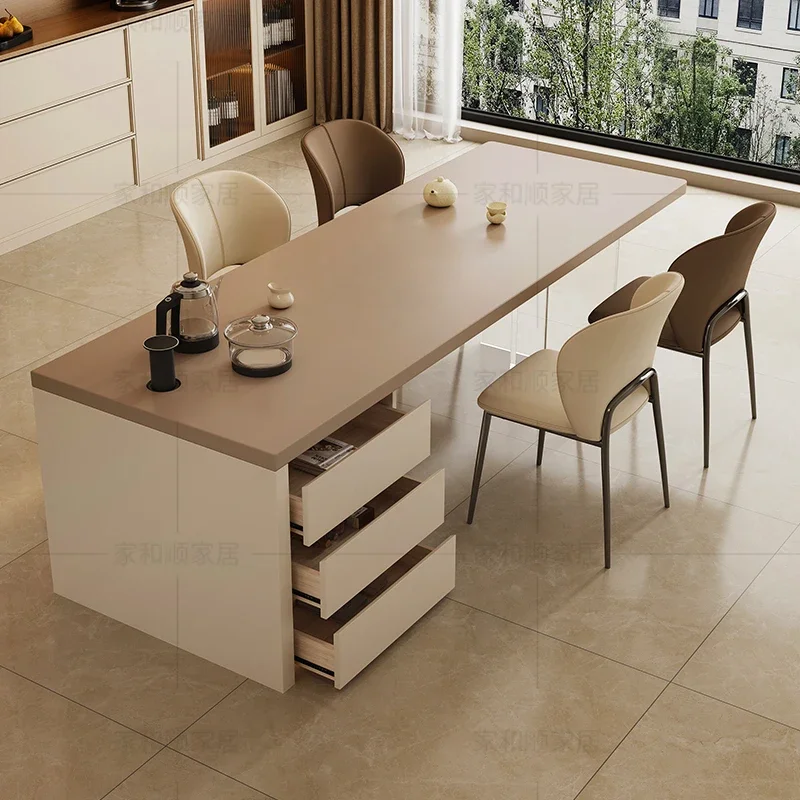 

Обеденный стол на балконе для макияжа, мобильный кофейный ресторан, кухня, кабинет, обеденный стол, роскошная коммерческая мебель Mesas De Comedor