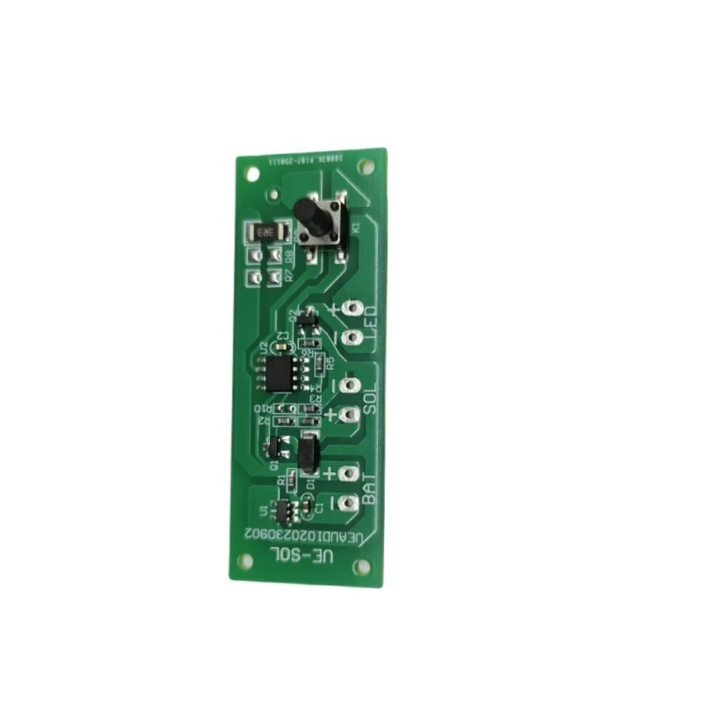 4pcs Adjustable Brightness 3.7V Solar Control Board PCBA With Sensor For Outdoor Garden LED Lamp Circuit Module