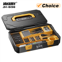 JAKEMY JM-8198 135 in 1 Precision Electric Screwdriver Tool Set Mobile Phone Computer Tablet Glasses Repair Hand Tools Toolbox