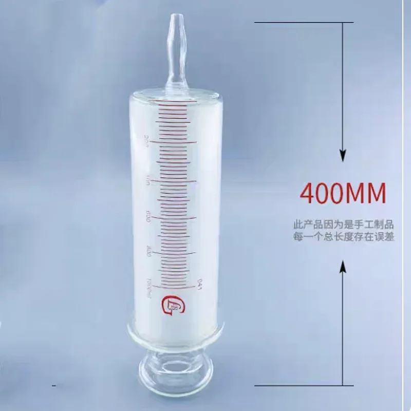 150ml/250ml/300ml/500ml/1000ml All Glass Syringes Large sausage device Glass sample extractor Glass Injector large caliber