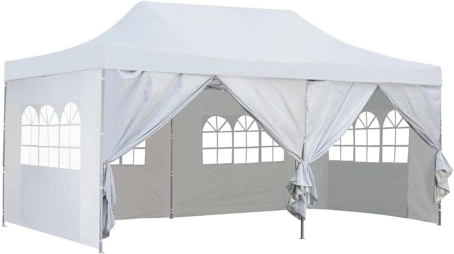 Aluminium Tent Waterproof Gazebo for Outdoor Camping & Activities Fireproof Folding Trade Show Tent