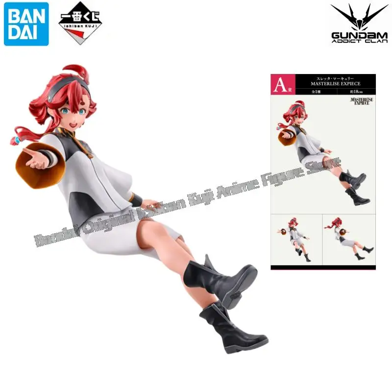 

In Stock Bandai Model Doll Brand New Boxed Gundam The Witch From Mercury Original Anime Characters Collectible Statue Garage Kit