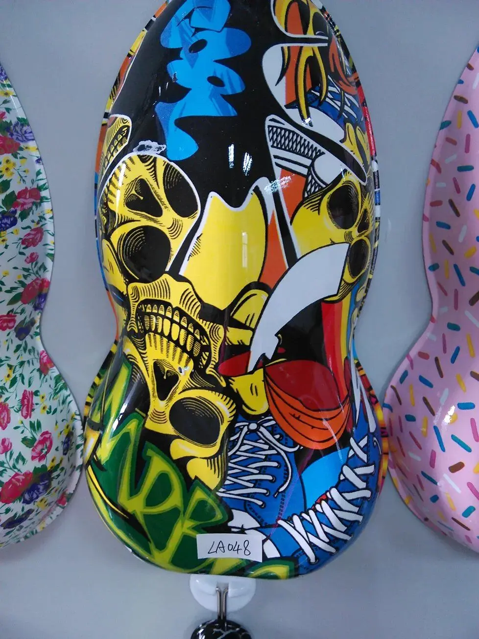 TSAUTOP Cartoon Skulls Aqua Print Water Transfer Film CSCH002 0.5mX2m/10m for Personalized Vehicle