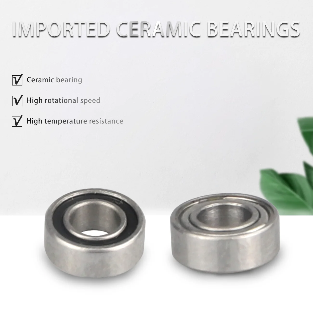 10pcs Dental Bearings For KAVO High Speed Handpiece Size 3.175x6.35x2.38mm Step Dentist Ceramic Ball