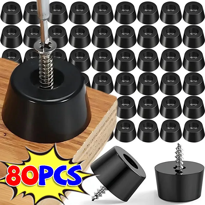 80/8 pçs almofadas de borracha protetores de chão mesa cadeira móveis pernas capa alto-falante gabinete inferior pára-choques placa de corte pé almofada