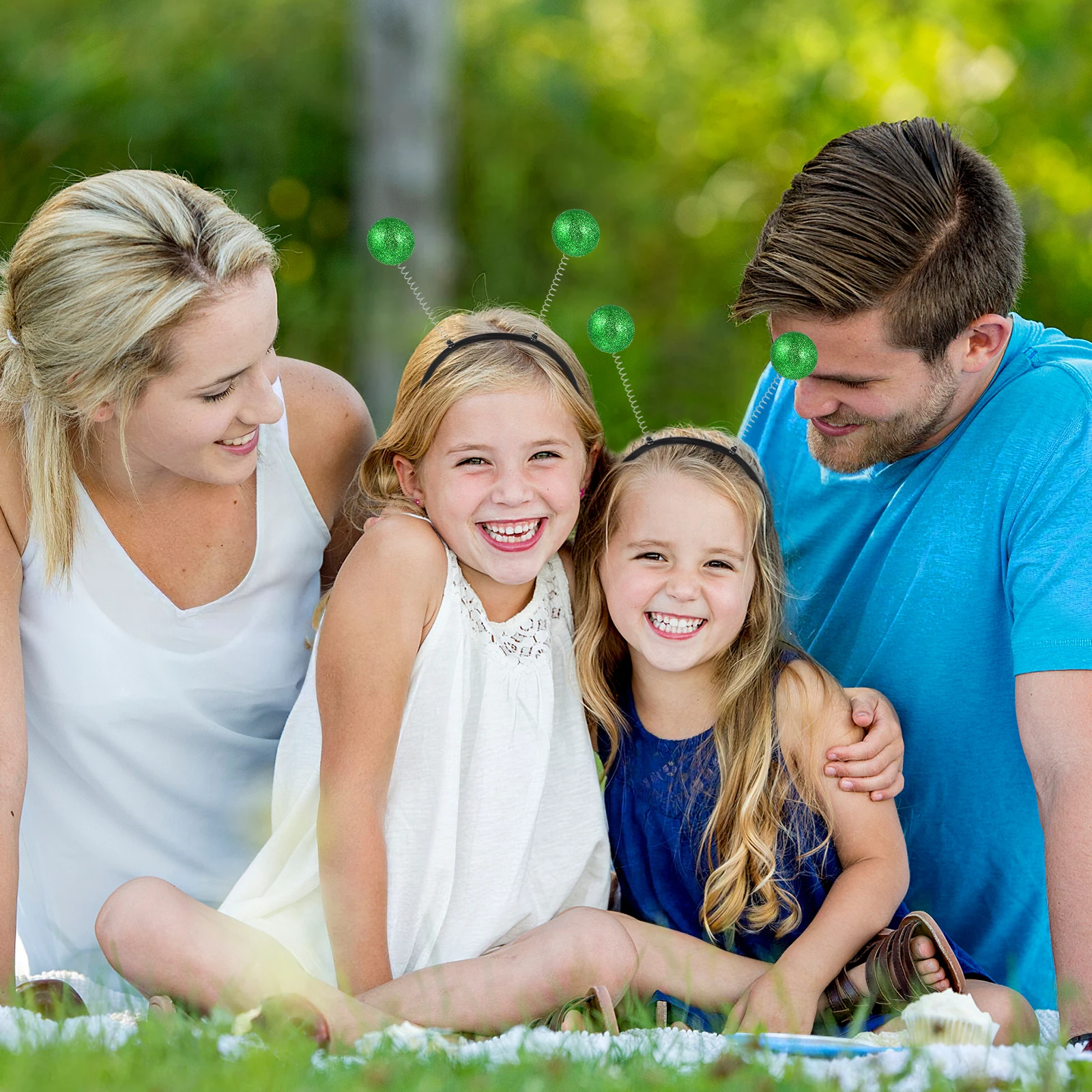 

6pcs Foam Ball Hair Hoop Party Headwear For Christmas Kids Adults Lightweight Comfortable Hair Styling Tool