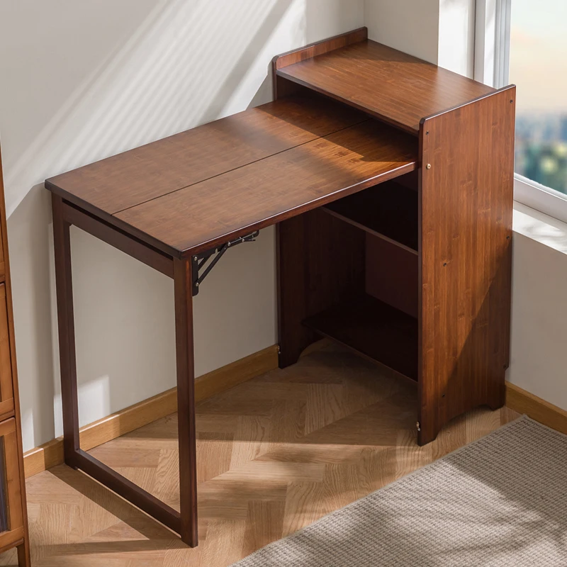 

bookcase, integrated household, small apartment, multi-functional computer table, worktable, rental room, simple dining table
