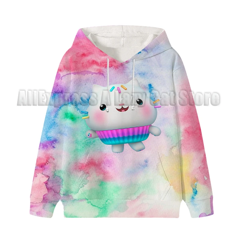 Gabby Dollhouse Sweater Mercat Toddler Baby Boys Girls Clothes Cat Car Sweatshirt Tops Girl Autumn Winter Hoodies Coat Clothing