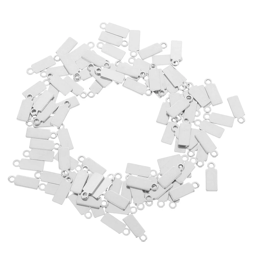 

50 Pcs The Dog Blank Long Pendant Jewelry Stainless Steel Anodized Aluminum Blanks
