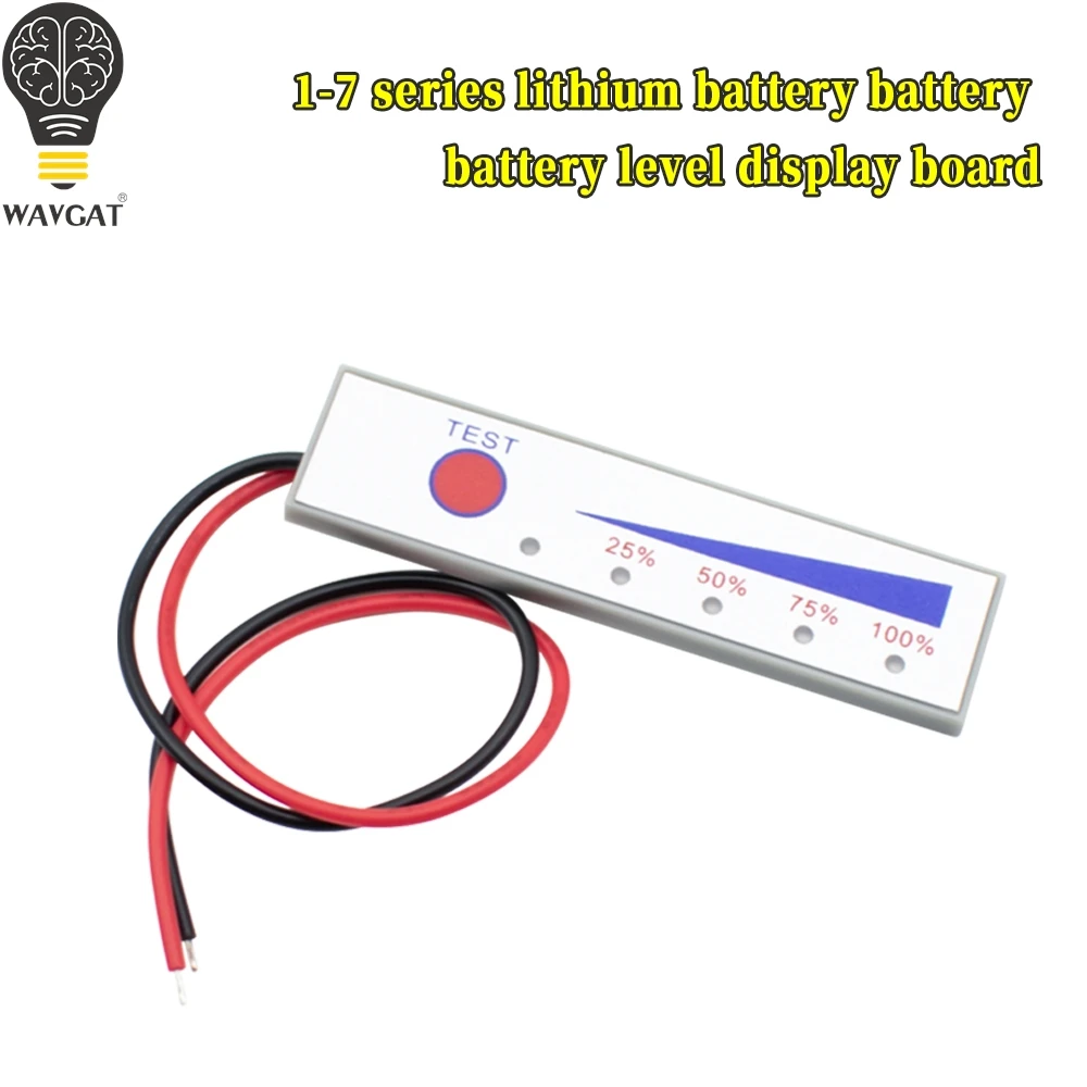 Lithium Battery Level 1S 2S 8V 3S 12V 4S 16V 5S 21V 6S 25V Indicator Tester LCD Display 18650 Lipo Li-ion Battery Meter Module