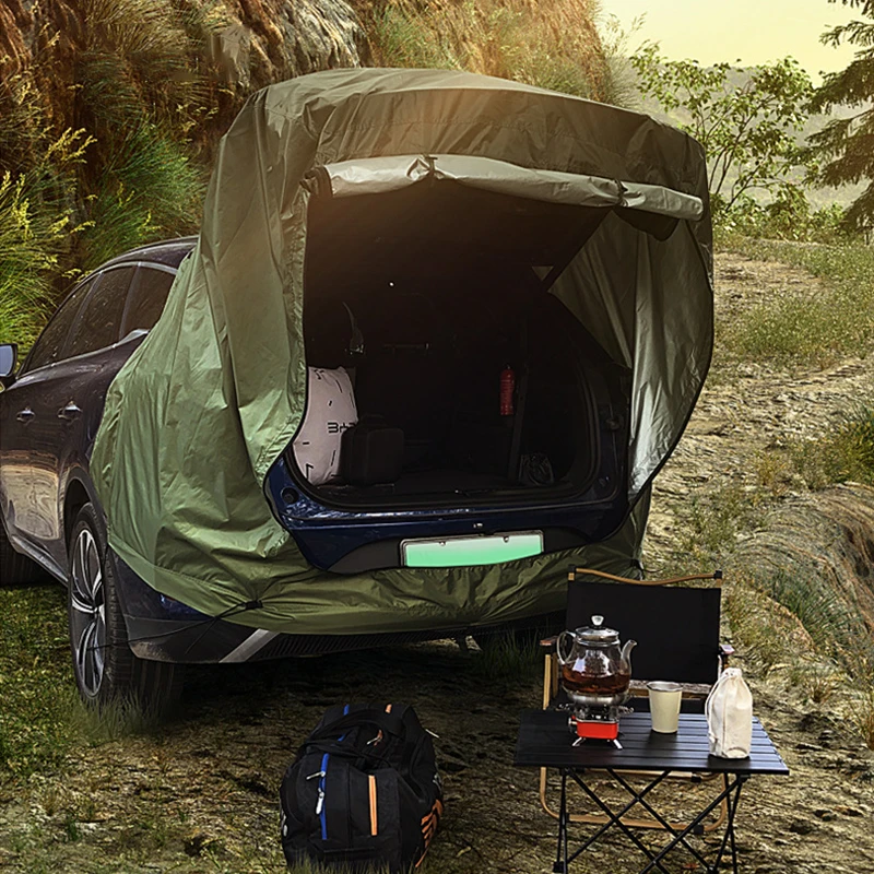 

Explorer Outdoor Travel Camping SUV Self-driving Tour Rear Trunk Car Roof Tent Simple RV