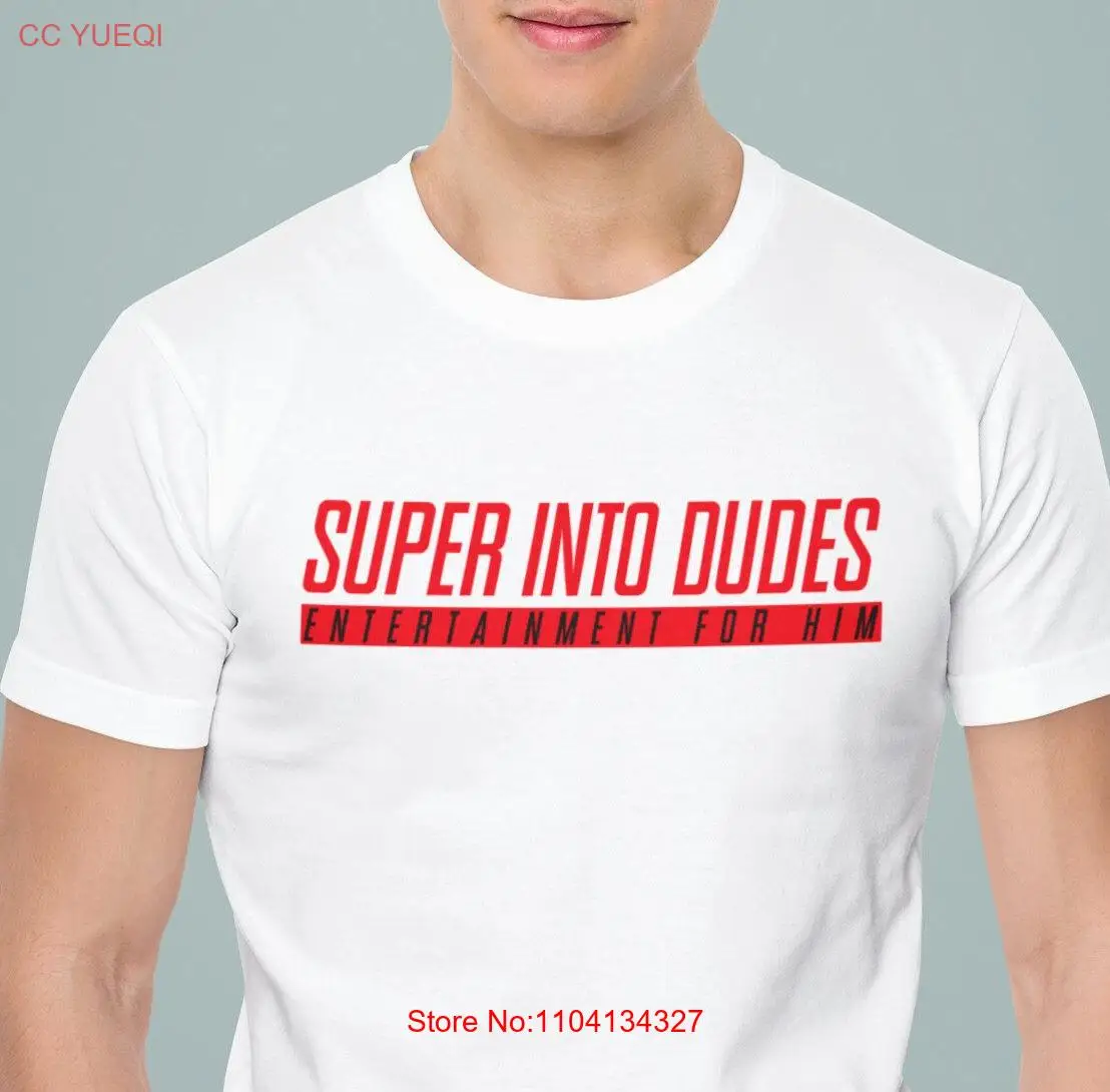 

Футболка Super Into Dudes с длинными или короткими рукавами