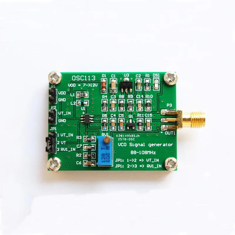 88~108MHz FM Audio Signal Generator Module FM Audio Signal Generator