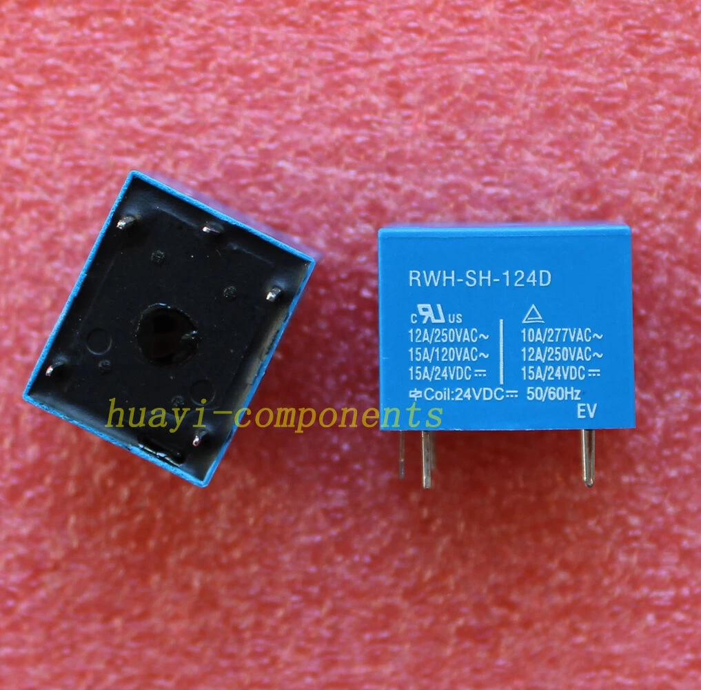 

1PCS 100%Original New GOODSKY RWH-SH-124D 5PIN 15A 24VDC Power Relay