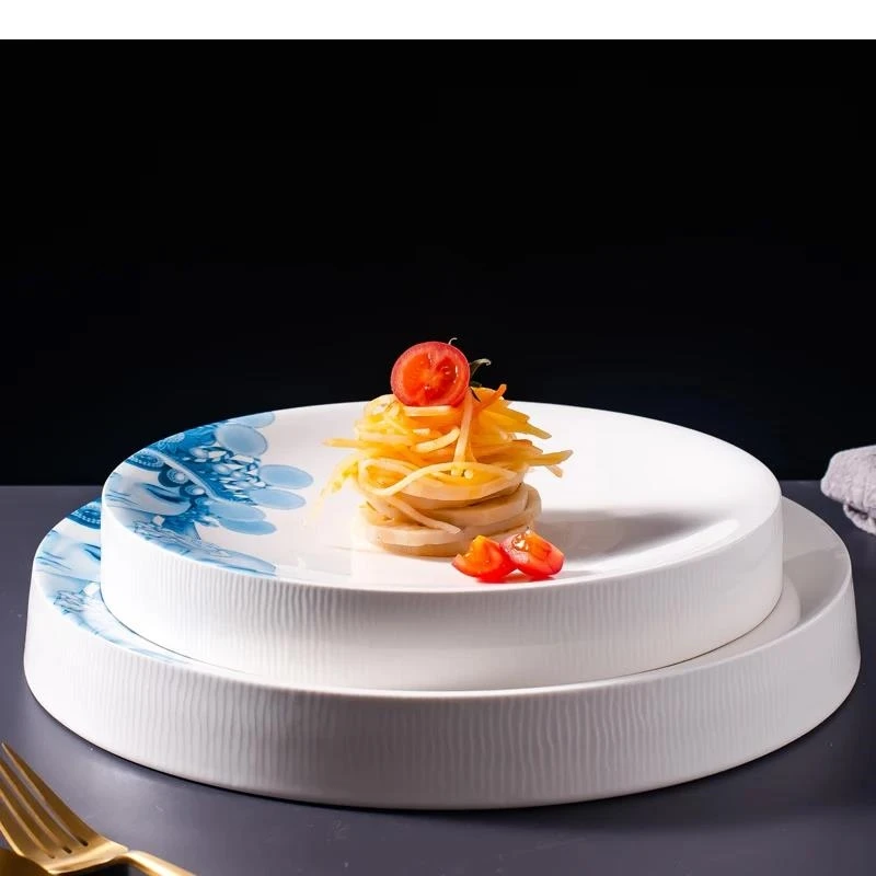 

2025 Chinese Peking Opera Huadan Pattern Ceramic Disc Main Dish Steak Dessert Plate Home Decor Modern Kitchen Tableware Dinner
