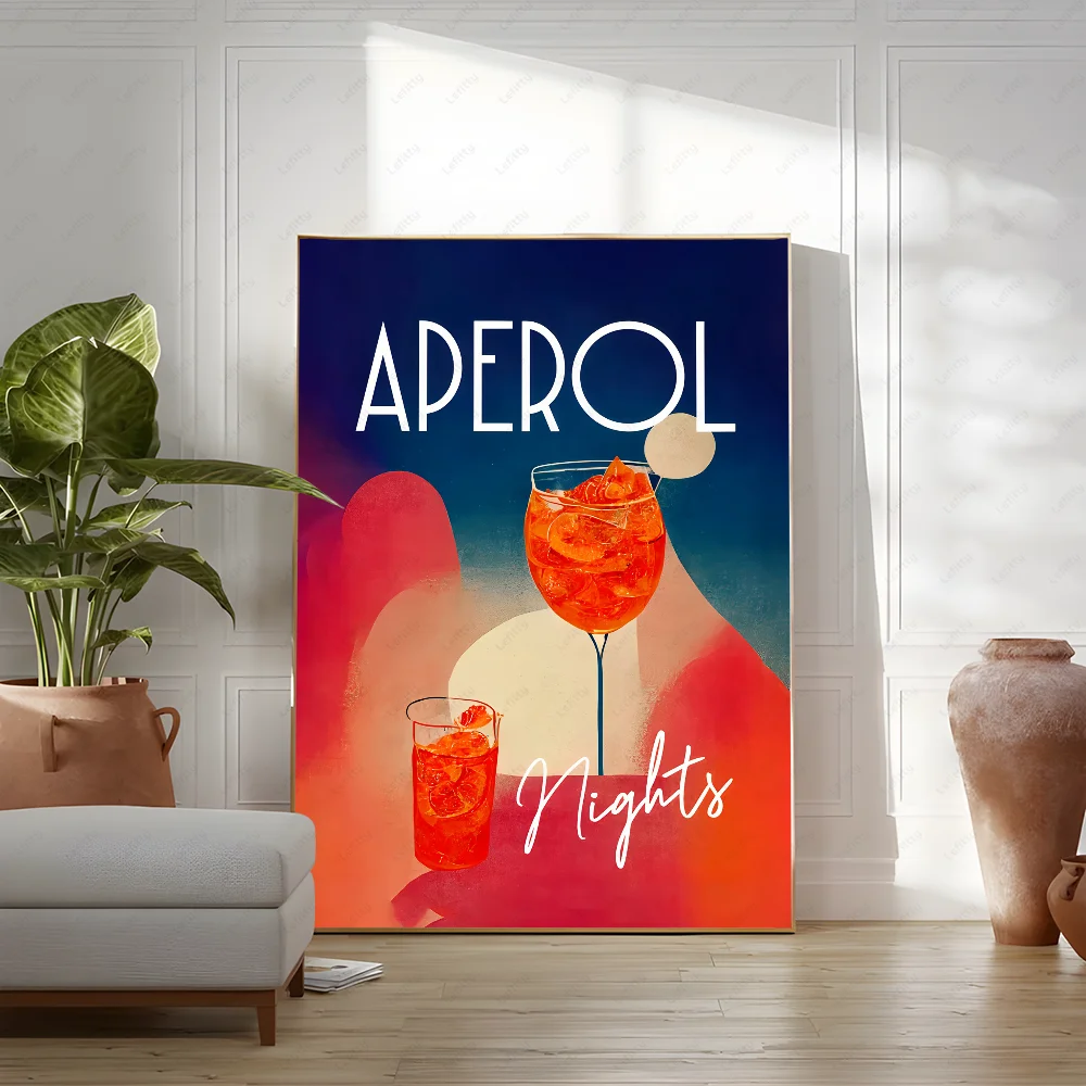 Aperol Spritz V-Vacation Art affiche imprime Design parfait nordique moderne décor à la maison cadeau
