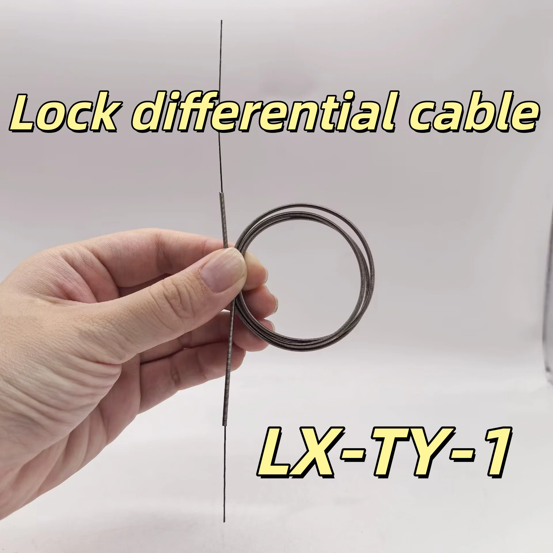 

Трос блокировки дифференциала Scaleclub из нержавеющей стали с пружиной для радиоуправляемых моделей Tamiya, Lesu, Scania, MAN, Actros, Volvo (запчасти для автомобилей)