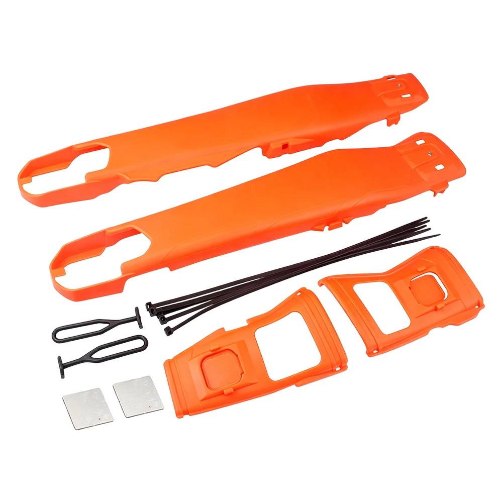 Swing Arm Guard for Motorcycle Swingarm Coverage Zinc Alloy Frame Rubber Tension Strap for Vibration Dampening