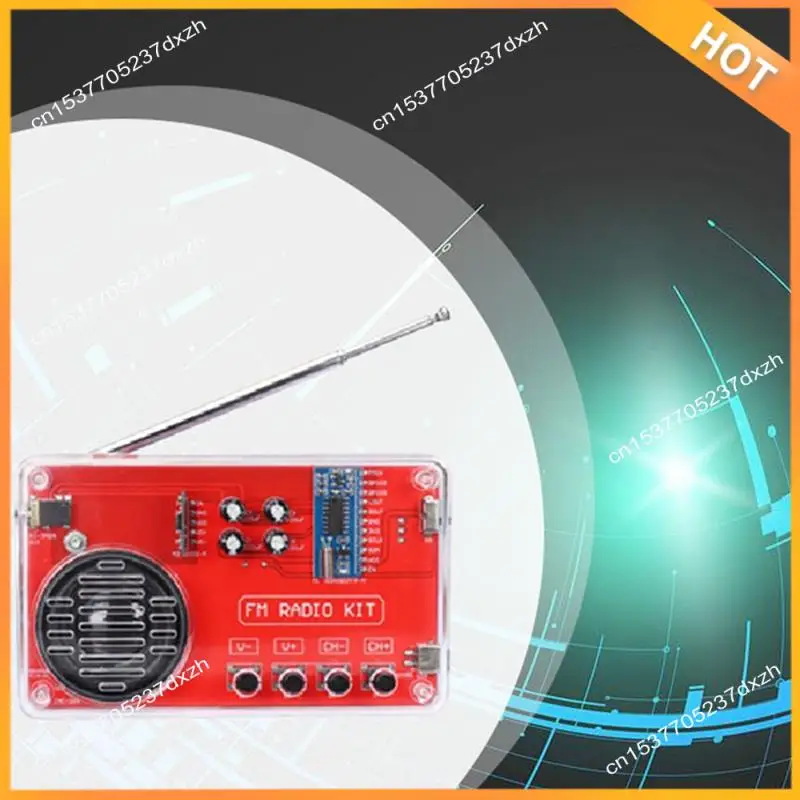 A43M FM 라디오 DIY 생산 키트 전자 조립 납땜 연습 키트 50-108 Mhz 수신기