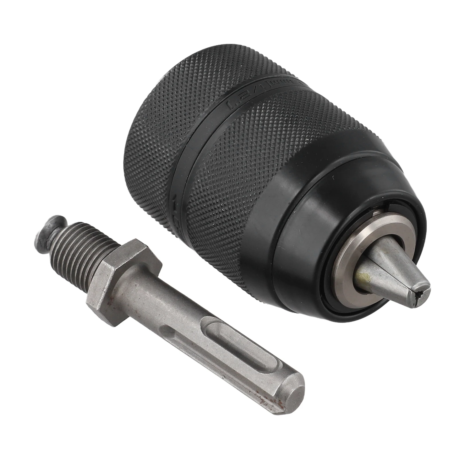 For SDS Plus Shank Keyless Drill Chuck Quick Change Adapter for Various Drilling Tools Crafted from Chrome Vanadium Steel
