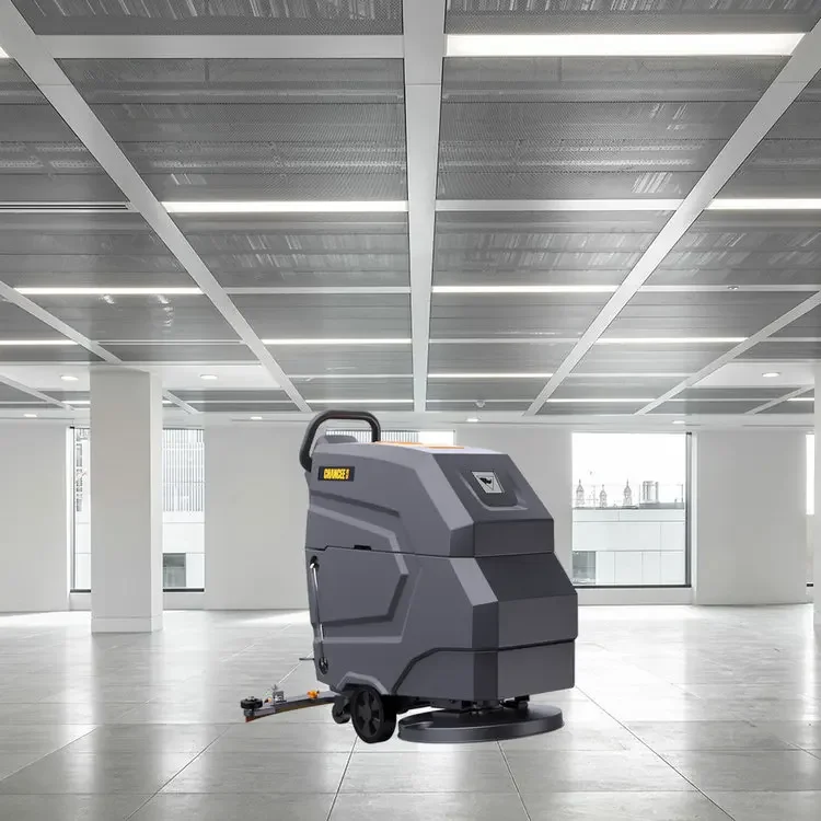 Floor Scrubber Walk Behind Battery Cleaning Machine Automatic Electric Mop Cleaner Machine