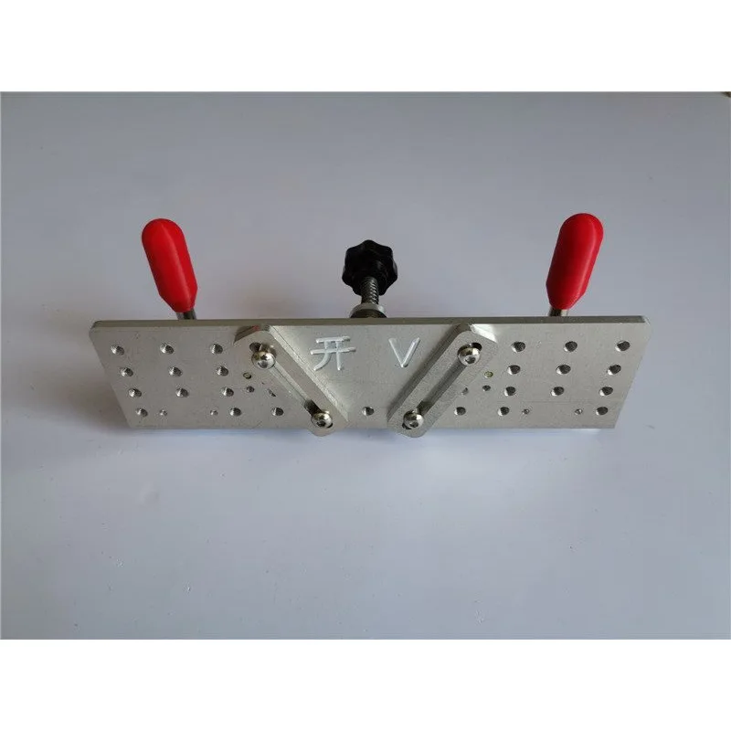 New Belt Machine Open V Clamp Angle Sharpener Handheld Flat Push Stainless Steel Open Rough Edge Multifunctional DIY Tool